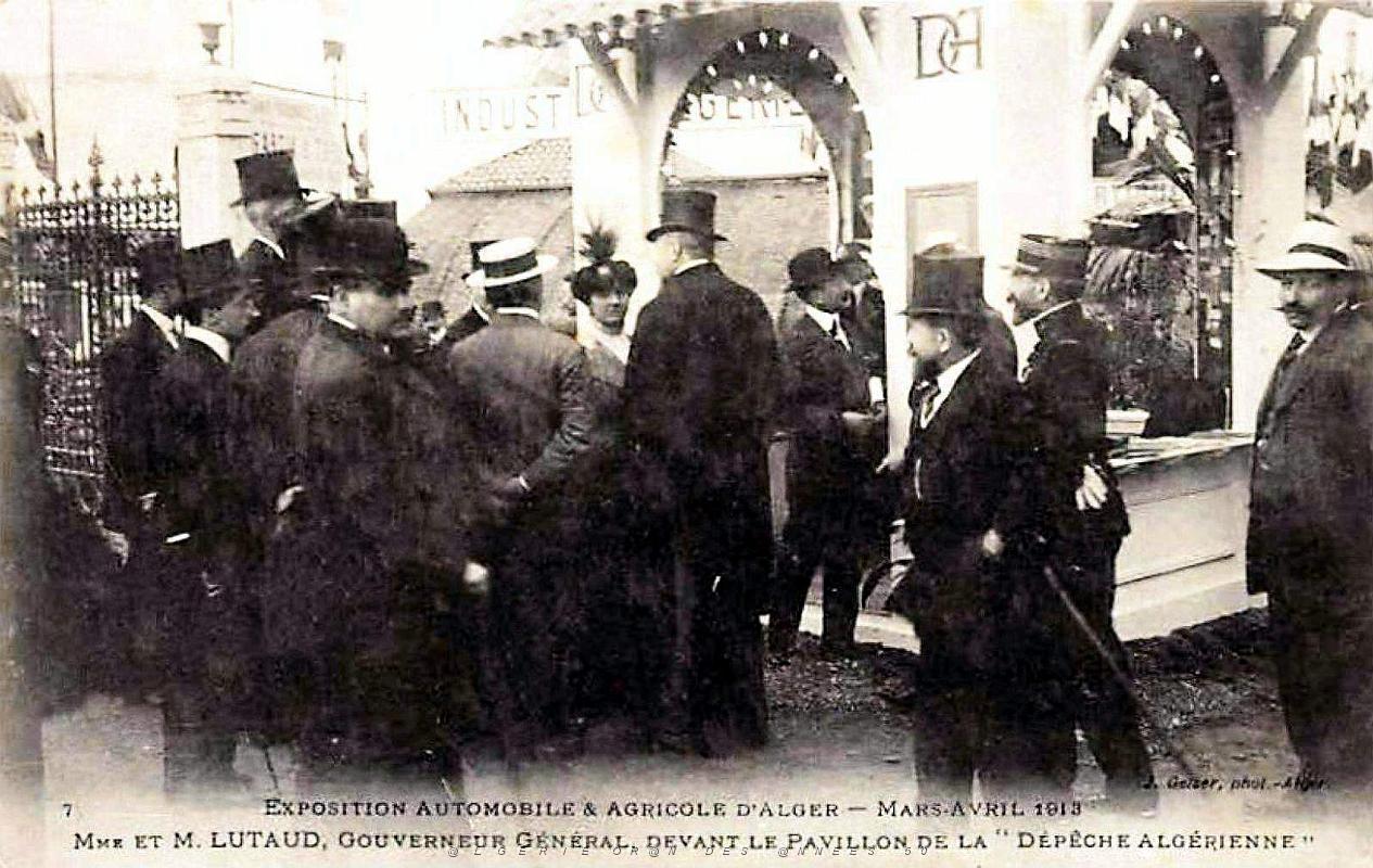 Alger - Exposition Automobile et Agricole - Gouverneur Lutaud - 1913.jpg